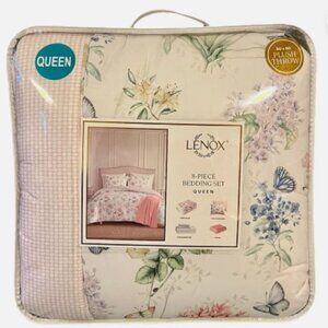 NEW Lenox Butterfly Meadows QUEEN 8pc Comforter Bedding Set
